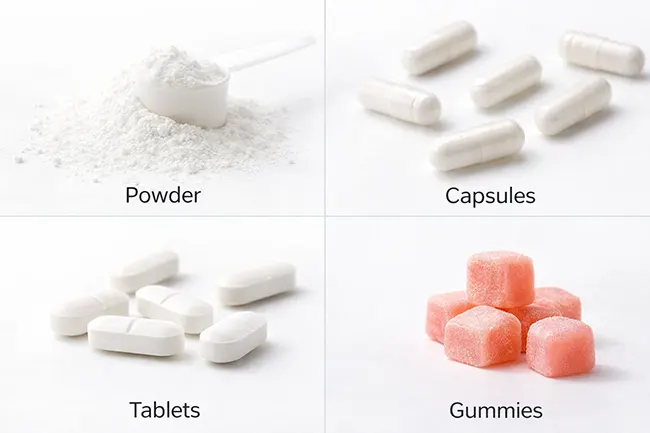 Creatine Gummies vs Powder and Capsules