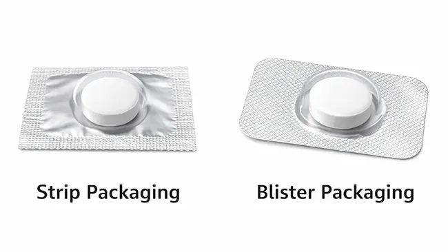 strip packaging vs blister packaging