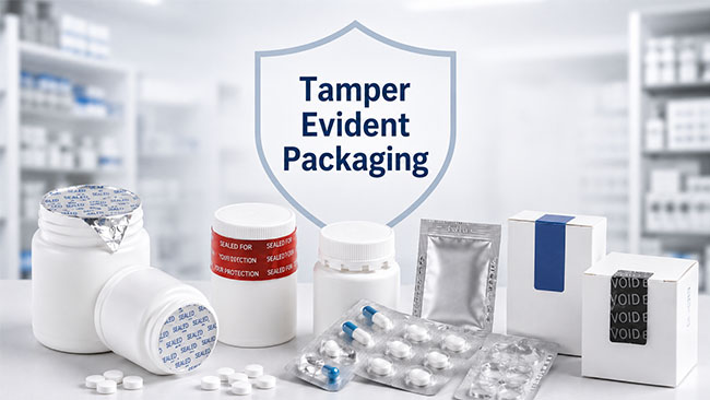 tamper evident packaging pharma cover