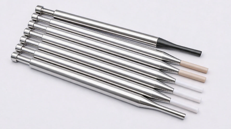 Filling rods of different materials