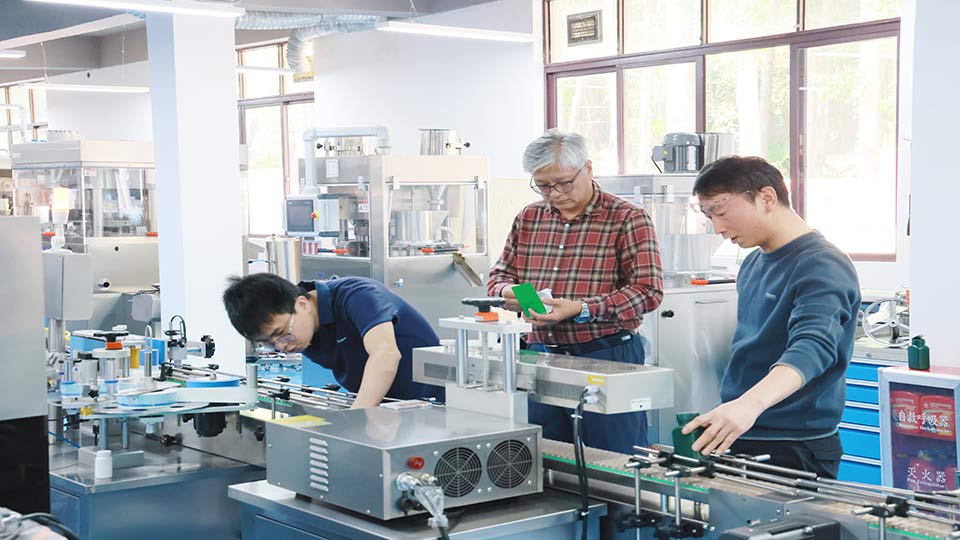counting machine production line debugging