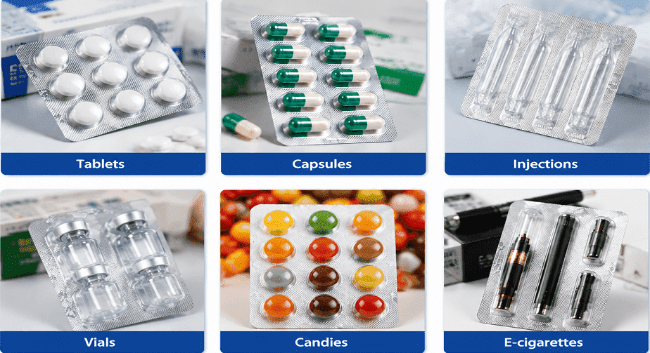 Applications of blister packing machine