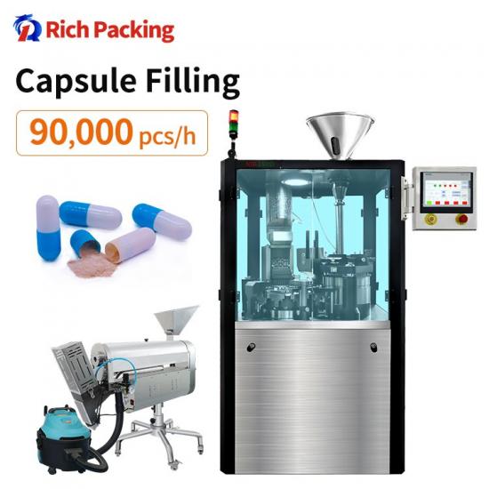 Pellets Automated Hard Capsule Filling Machine