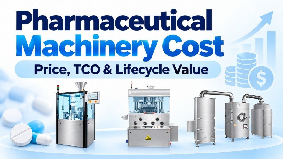 Chi phí máy móc dược phẩm: Hướng dẫn thực tế về giá cả, chi phí vận hành và tổng chi phí sở hữu (TCO)